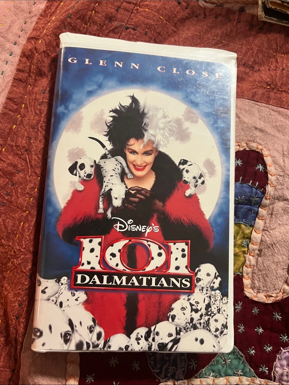 Disney ** 101 Dalmatians ** VHS 📼 tape ~ Live action movie 🎥 Glenn Close Vintage